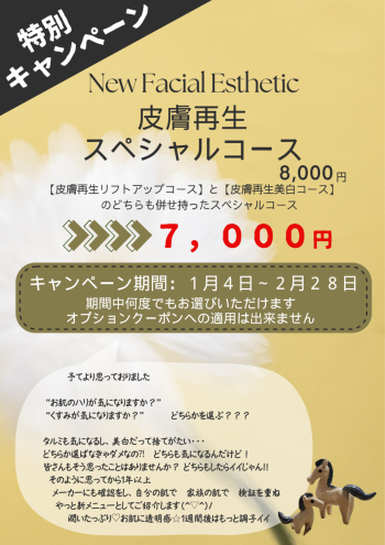 💐新メニュー特別キャンペーン💐